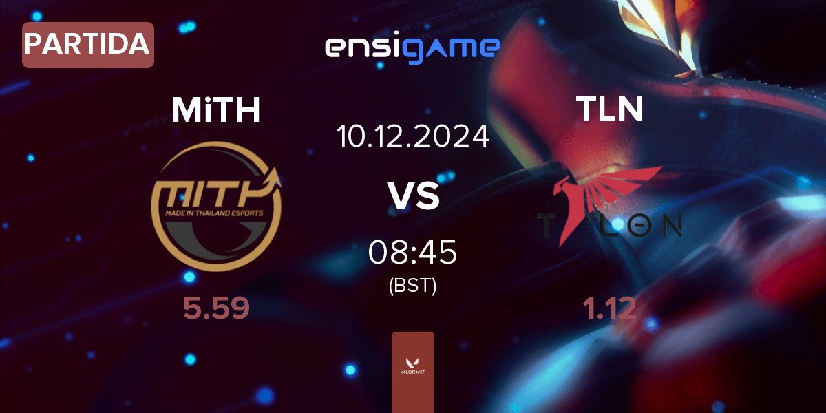 Partida Made in Thailand MiTH vs Talon Esports TLN | 10.12