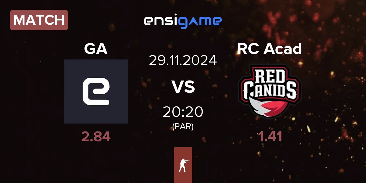 Match Galorys Academy GA vs RED Canids Academy RC Acad | 29.11