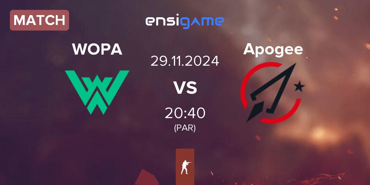 Match WOPA Esport WOPA vs Apogee | 29.11