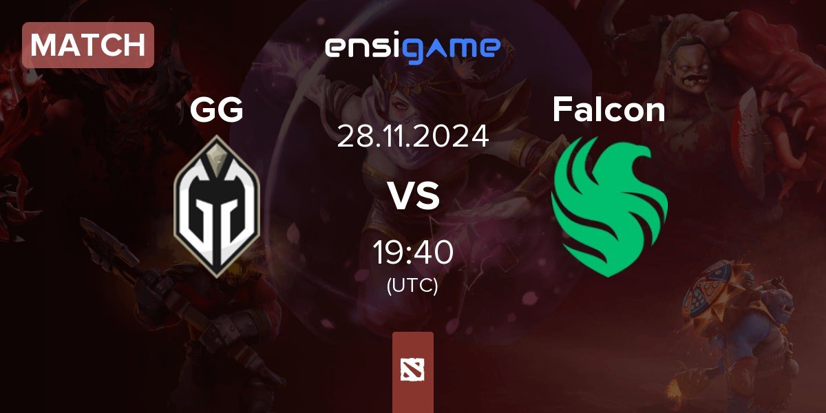 Match Gaimin Gladiators GG vs Team Falcons Falcon | 28.11