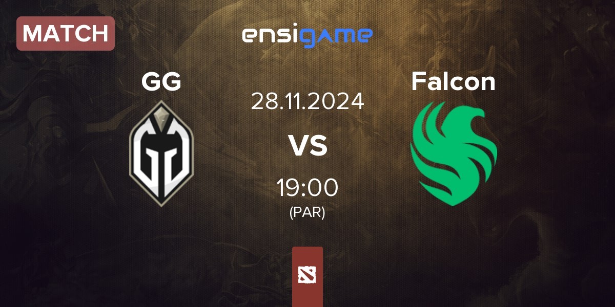 Match Gaimin Gladiators GG vs Team Falcons Falcon | 28.11