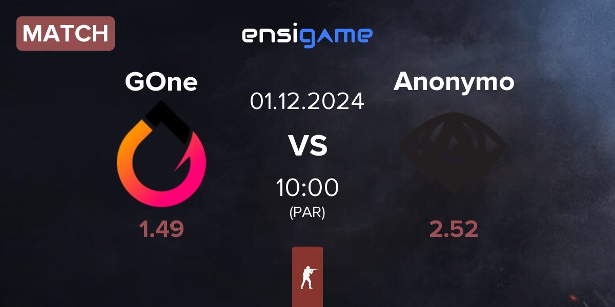 Match GenOne GOne vs Anonymo Esports Anonymo | 01.12