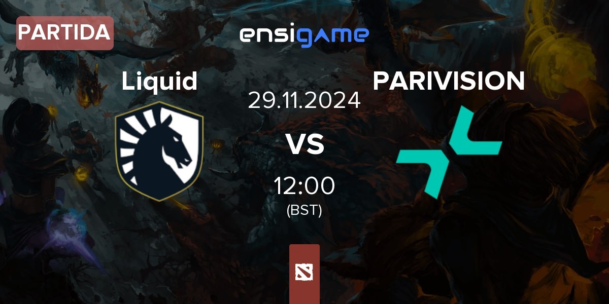 Partida Team Liquid Liquid vs PARIVISION | 29.11