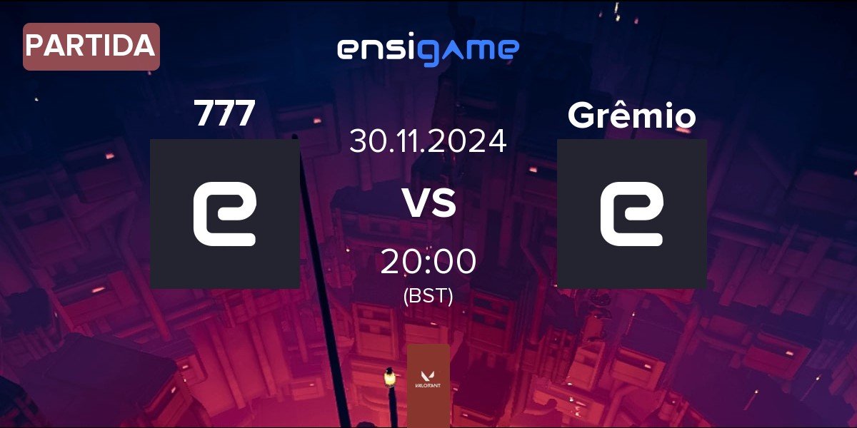 Partida THE 7 777 vs Grêmio Esports Grêmio | 30.11