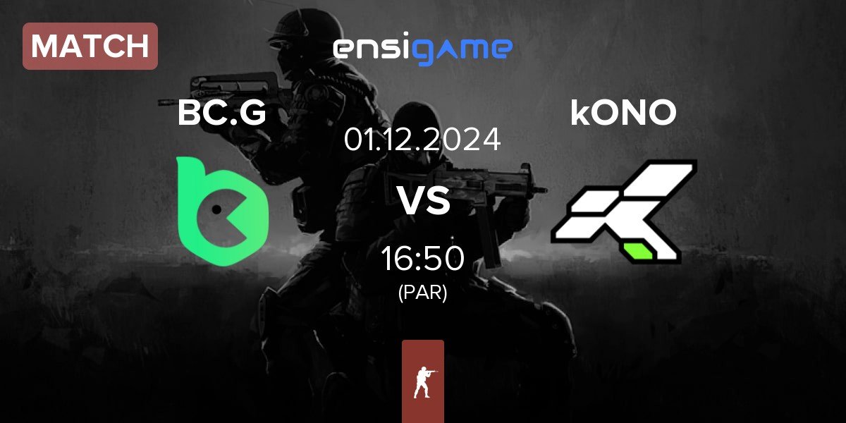 Match BC.Game Esports BC.G vs kONO.ECF kONO | 01.12