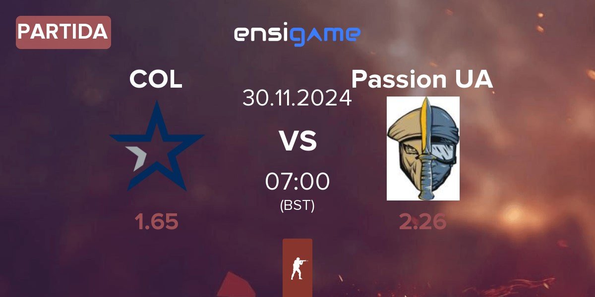 Partida Complexity Gaming COL vs Passion UA | 30.11