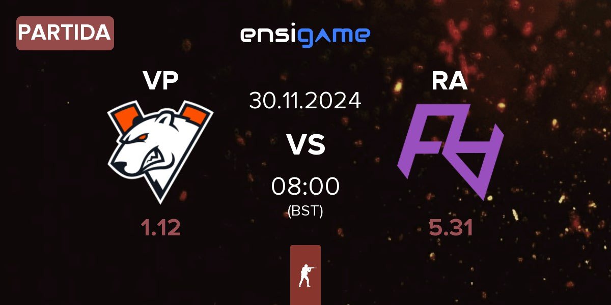 Partida Virtus.Pro VP vs Rare Atom RA | 30.11