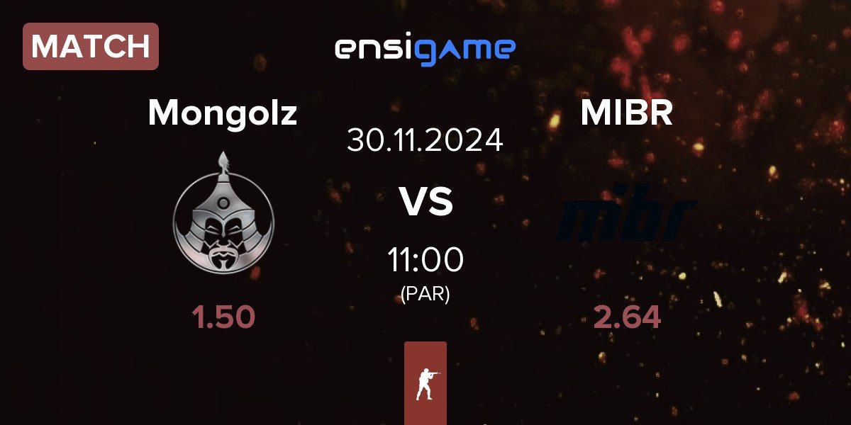 Match The Mongolz Mongolz vs Made in Brazil MIBR | 30.11