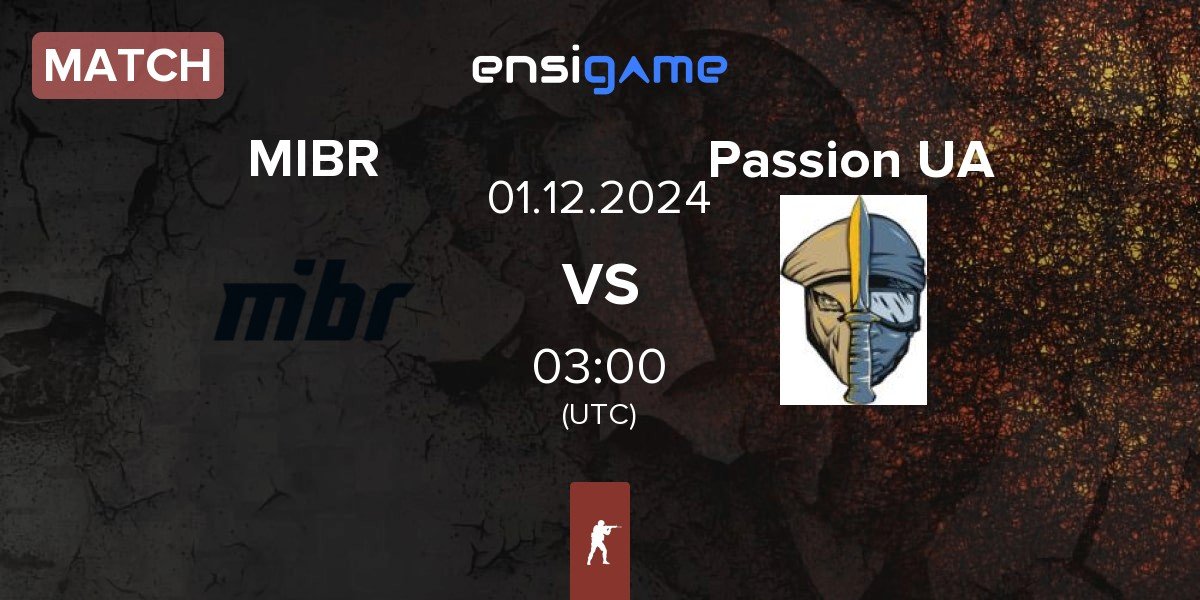 Match Made in Brazil MIBR vs Passion UA | 01.12