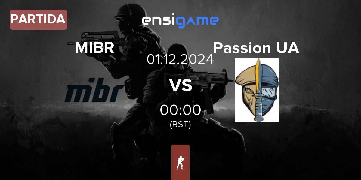 Partida Made in Brazil MIBR vs Passion UA | 01.12