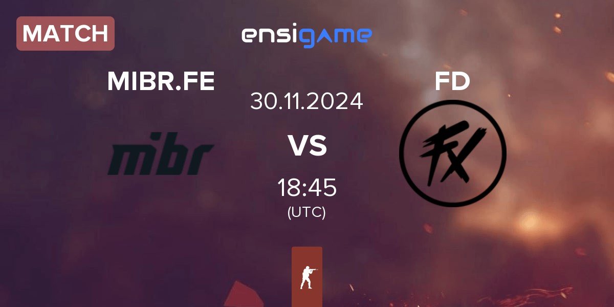 Match MIBR Female MIBR.FE vs Fluxo Demons FD | 30.11