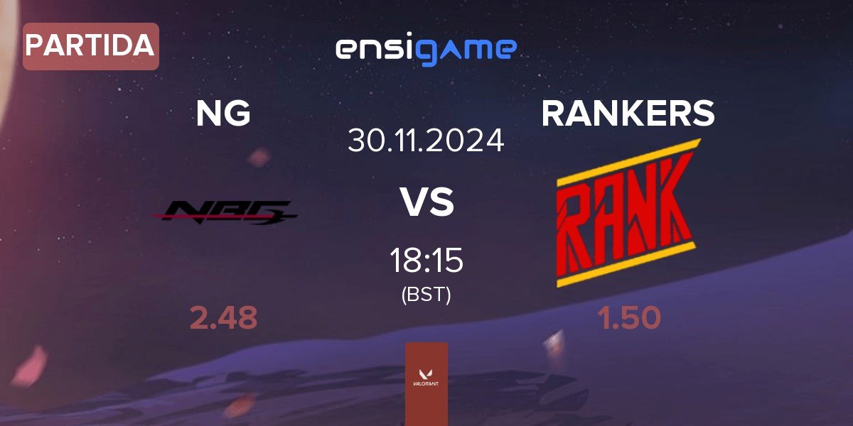 Partida Nightblood Gaming NG vs RANKERS | 30.11