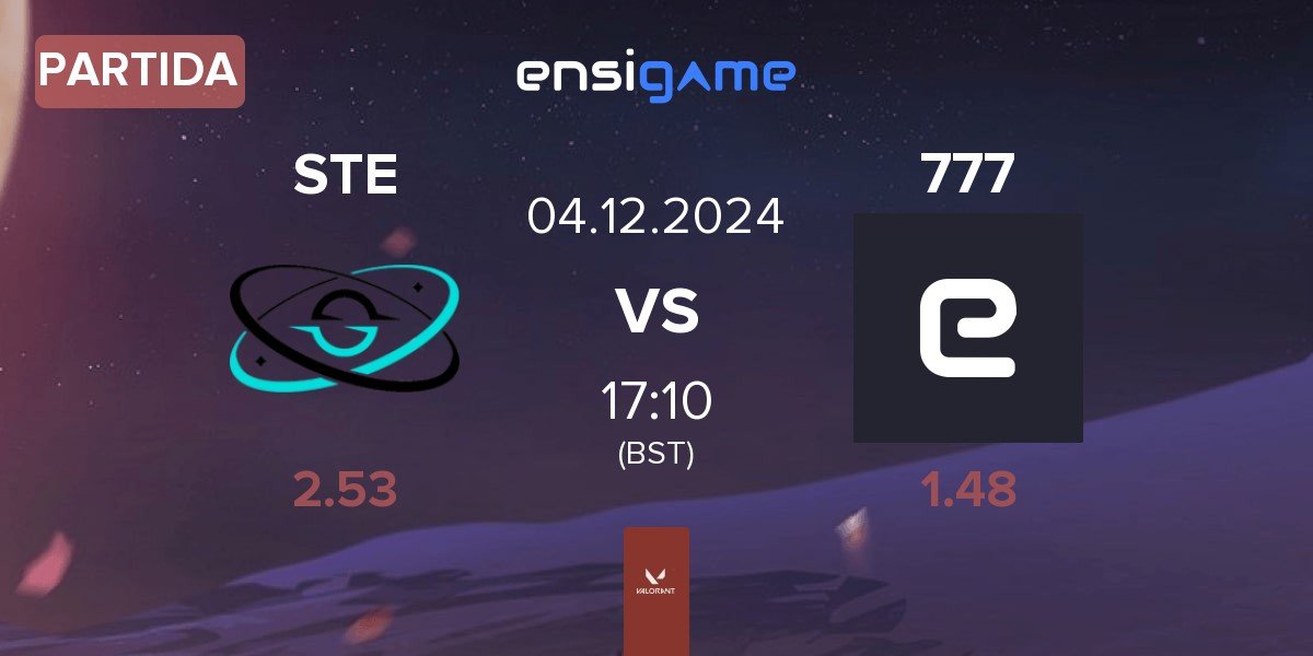 Partida STELLAE Gaming STE vs THE 7 777 | 04.12