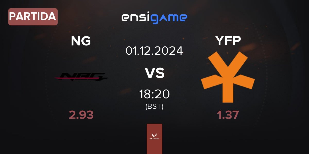 Partida Nightblood Gaming NG vs YFP Gaming YFP | 01.12