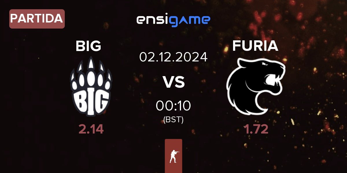 Partida BIG vs FURIA Esports FURIA | 02.12