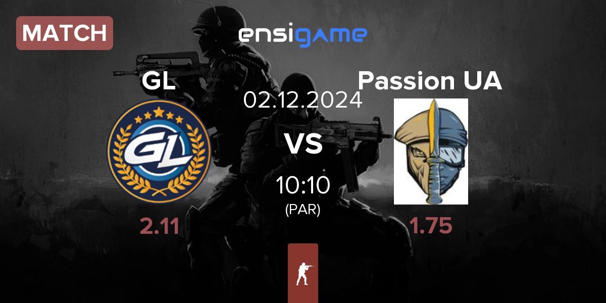 Match GamerLegion GL vs Passion UA | 02.12