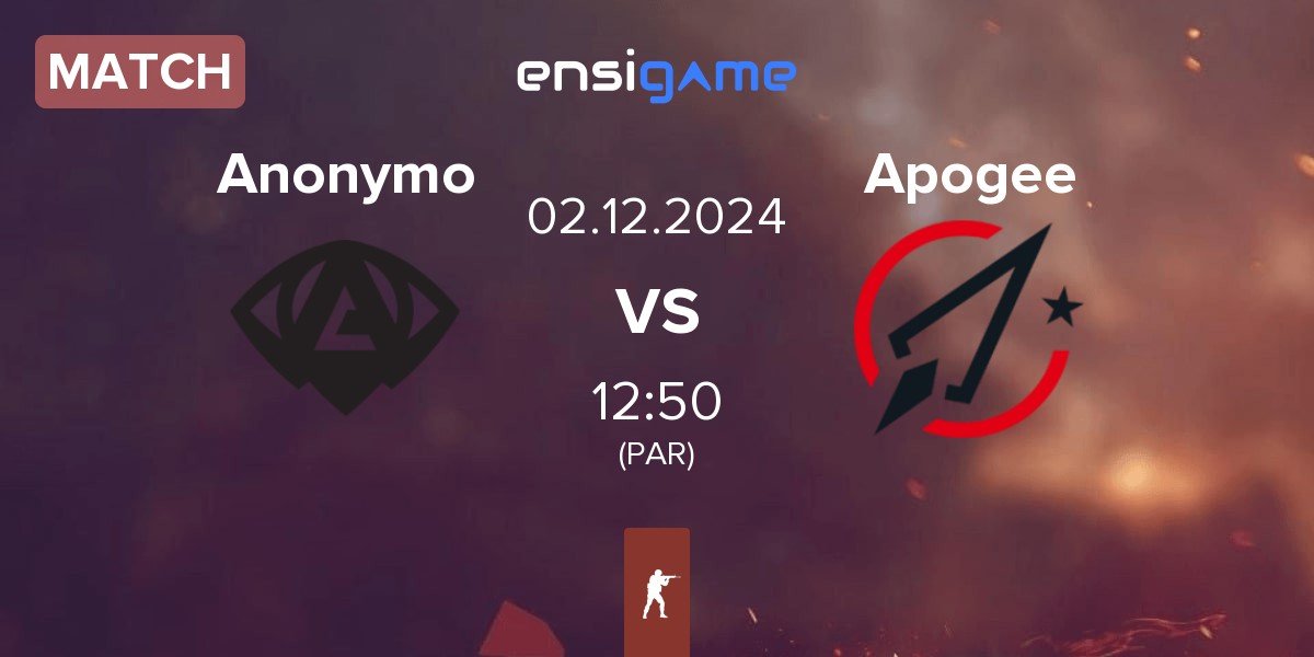 Match Anonymo Esports Anonymo vs Apogee | 02.12