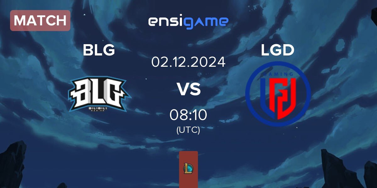 Match Bilibili Gaming BLG vs LGD Gaming LGD | 02.12