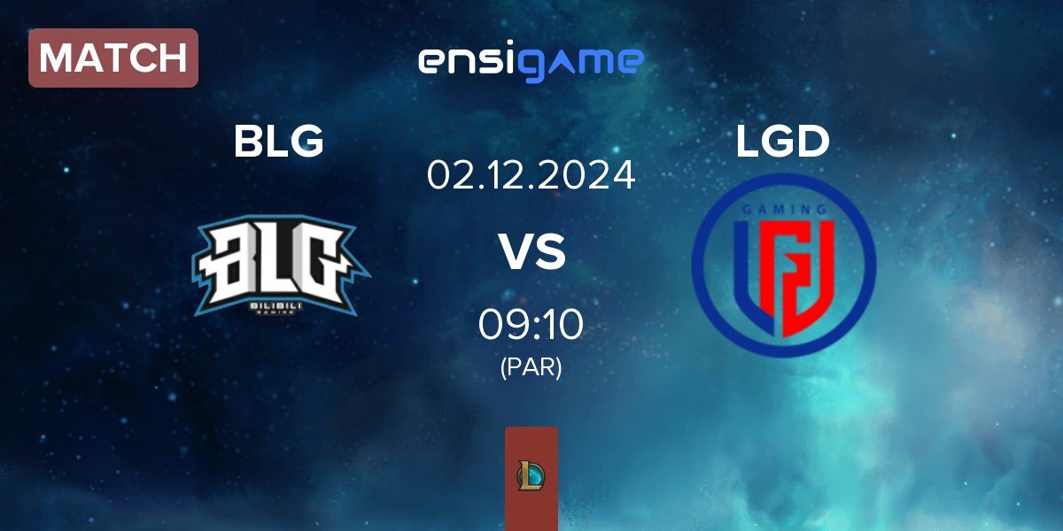 Match Bilibili Gaming BLG vs LGD Gaming LGD | 02.12