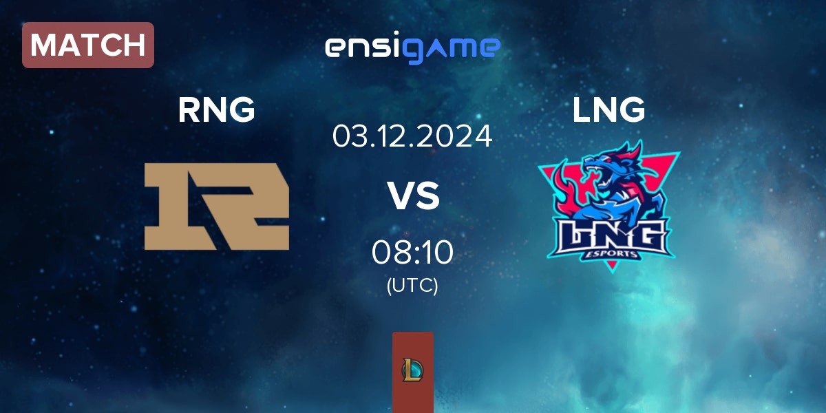 Match Royal Never Give Up RNG vs LNG Esports LNG | 03.12