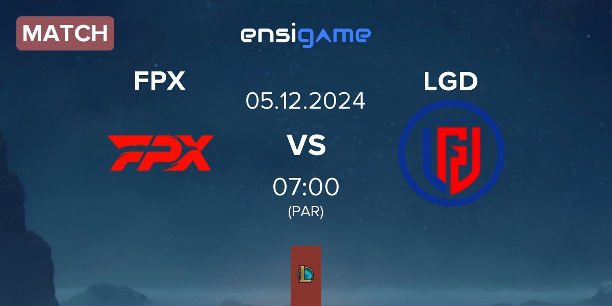 Match FunPlus Phoenix FPX vs LGD Gaming LGD | 05.12