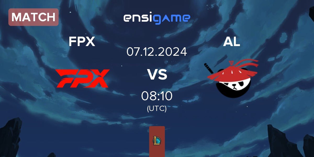 Match FunPlus Phoenix FPX vs Anyone's Legend AL | 07.12