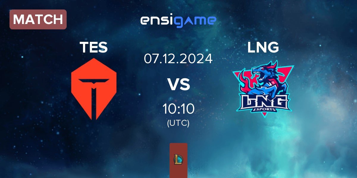 Match TOP Esports TES vs LNG Esports LNG | 07.12