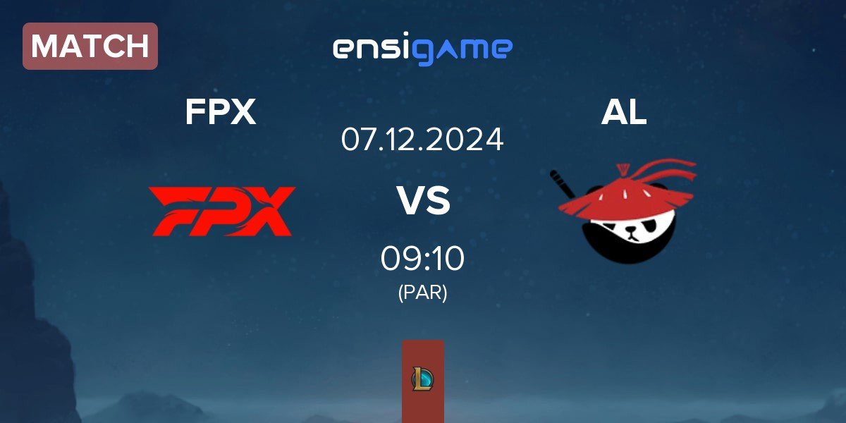 Match FunPlus Phoenix FPX vs Anyone's Legend AL | 07.12