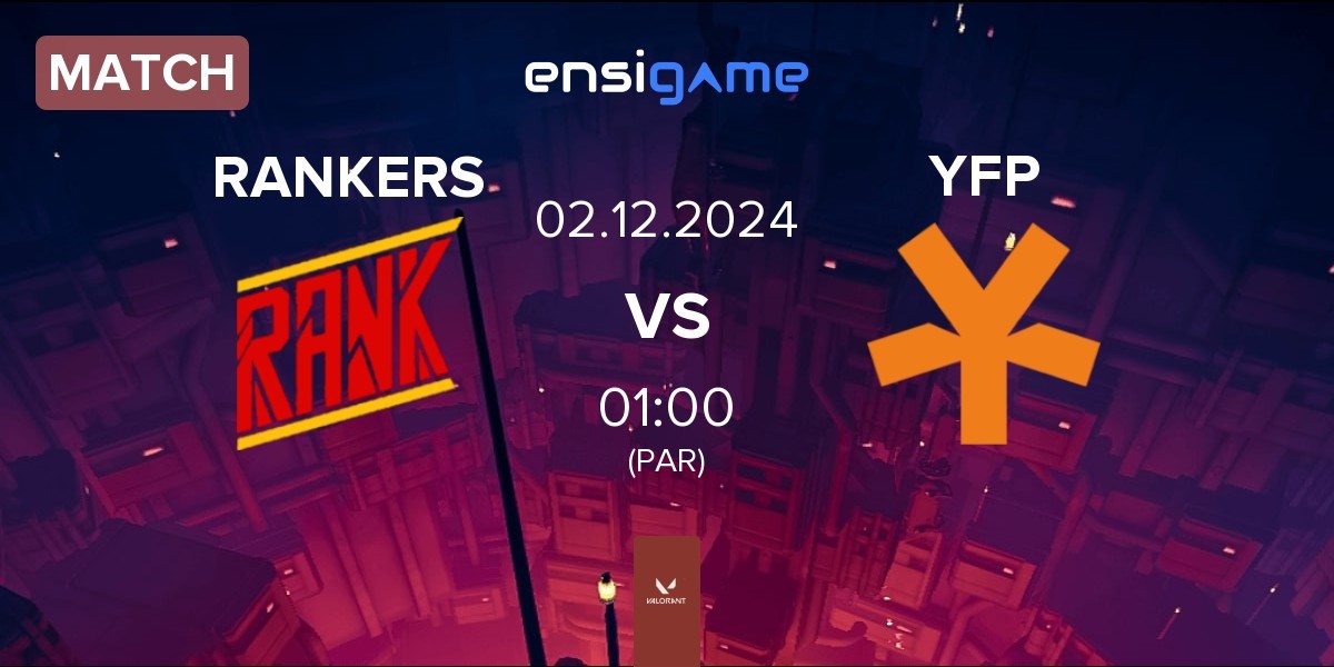 Match RANKERS vs YFP Gaming YFP | 01.12