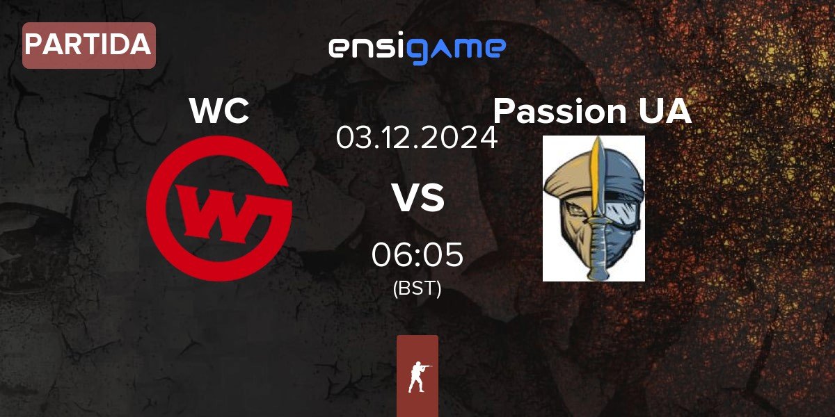 Partida Wildcard Gaming WC vs Passion UA | 03.12