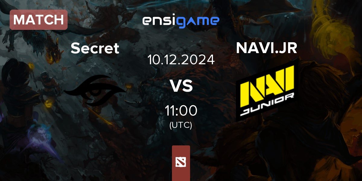 Match Team Secret Secret vs Navi Junior NAVI.JR | 10.12