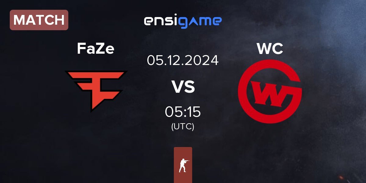 Match FaZe Clan FaZe vs Wildcard Gaming WC | 05.12