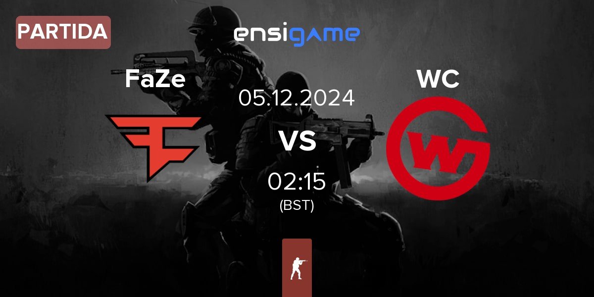 Partida FaZe Clan FaZe vs Wildcard Gaming WC | 05.12