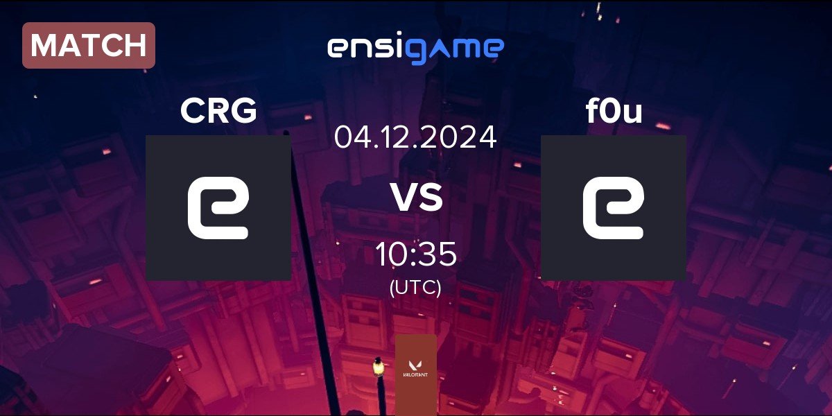 Match CRG vs FOU Clan f0u | 04.12