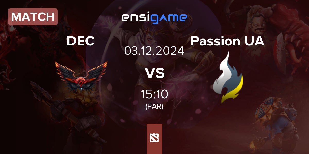 Match Dragon Esports Club DEC vs Passion UA | 03.12