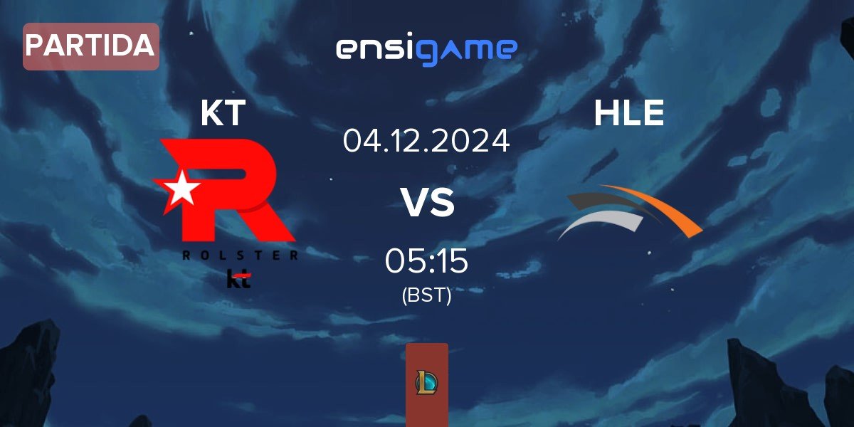 Partida KT Rolster KT vs Hanwha Life Esports HLE | 04.12