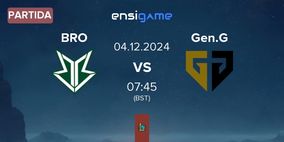 Partida OKSavingsBank BRION BRO vs Gen.G Esports Gen.G | 04.12