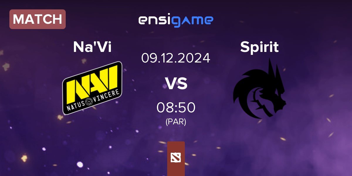 Match Natus Vincere Na'Vi vs Team Spirit Spirit | 09.12