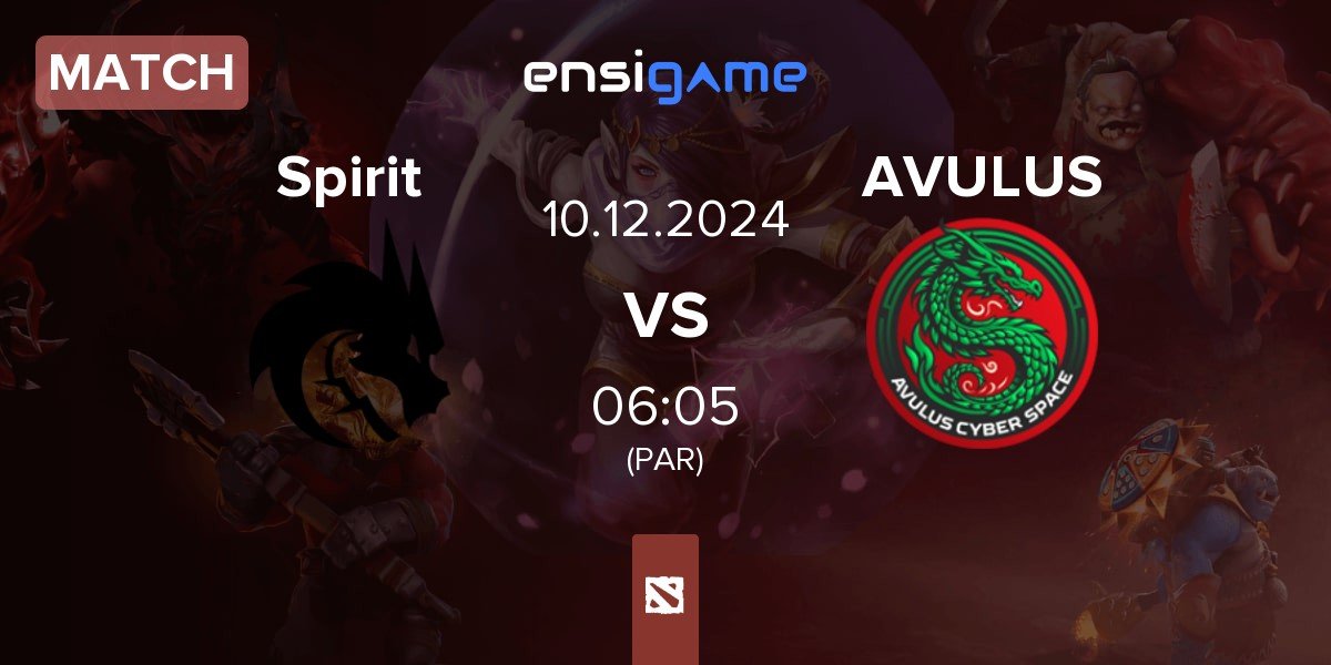 Match Team Spirit Spirit vs AVULUS | 10.12