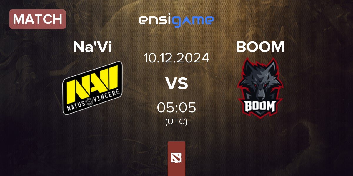 Match Natus Vincere Na'Vi vs BOOM Esports BOOM | 10.12