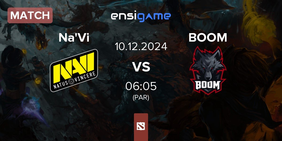 Match Natus Vincere Na'Vi vs BOOM Esports BOOM | 10.12