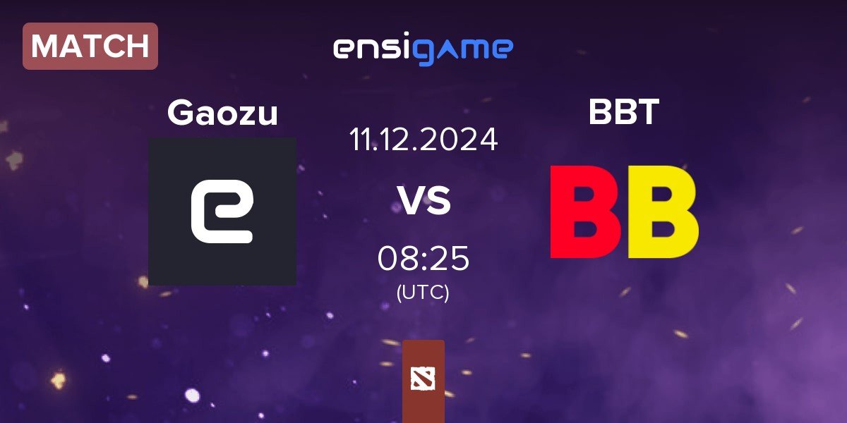 Match Gaozu vs BetBoom Team BBT | 11.12