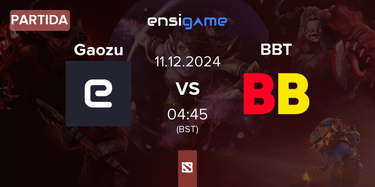 Partida Gaozu vs BetBoom Team BBT | 11.12