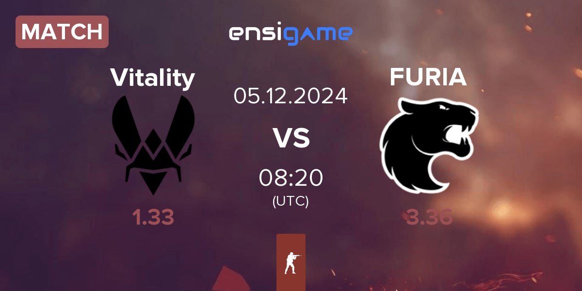 Match Team Vitality Vitality vs FURIA Esports FURIA | 05.12