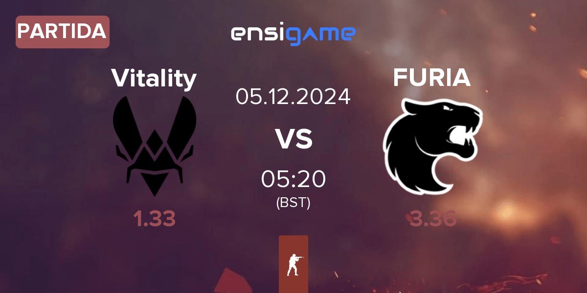 Partida Team Vitality Vitality vs FURIA Esports FURIA | 05.12