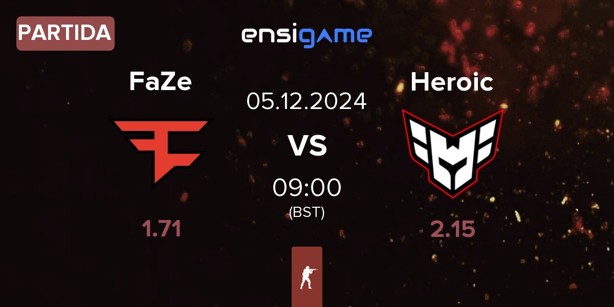 Partida FaZe Clan FaZe vs Heroic | 05.12