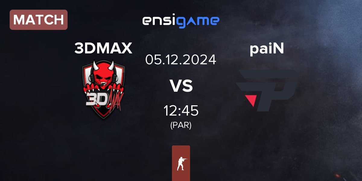 Match 3DMAX vs paiN Gaming paiN | 05.12