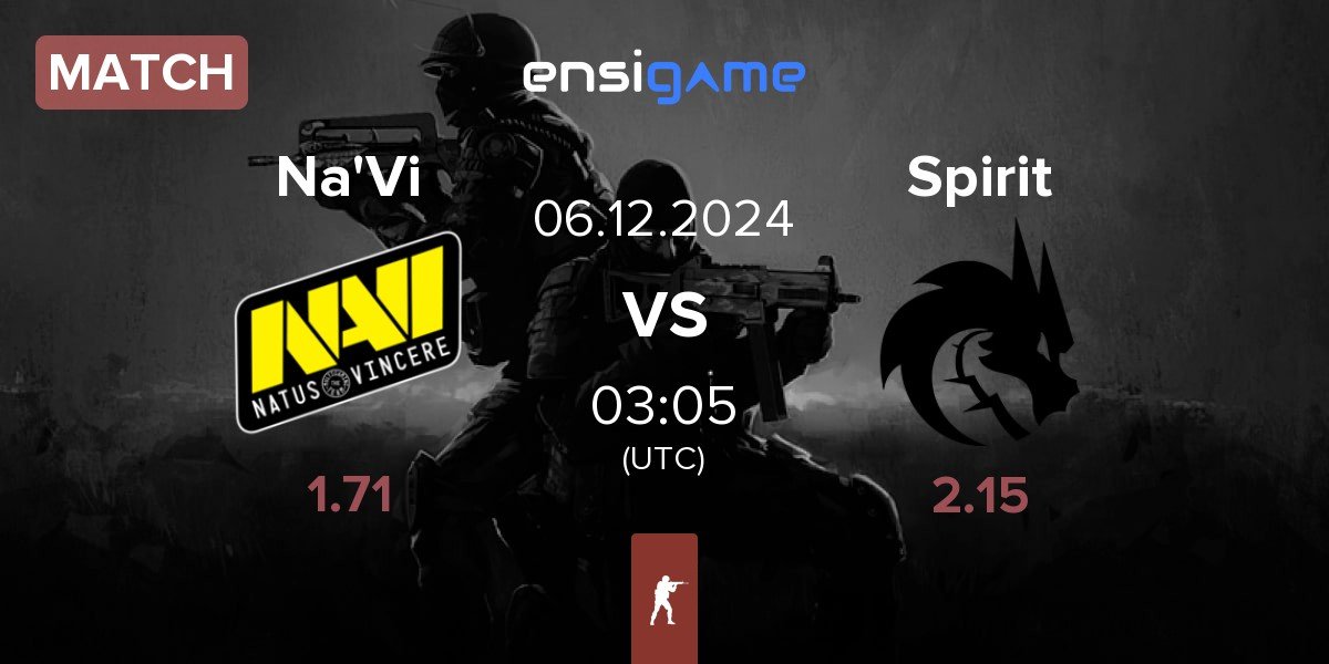 Match Natus Vincere Na'Vi vs Team Spirit Spirit | 06.12