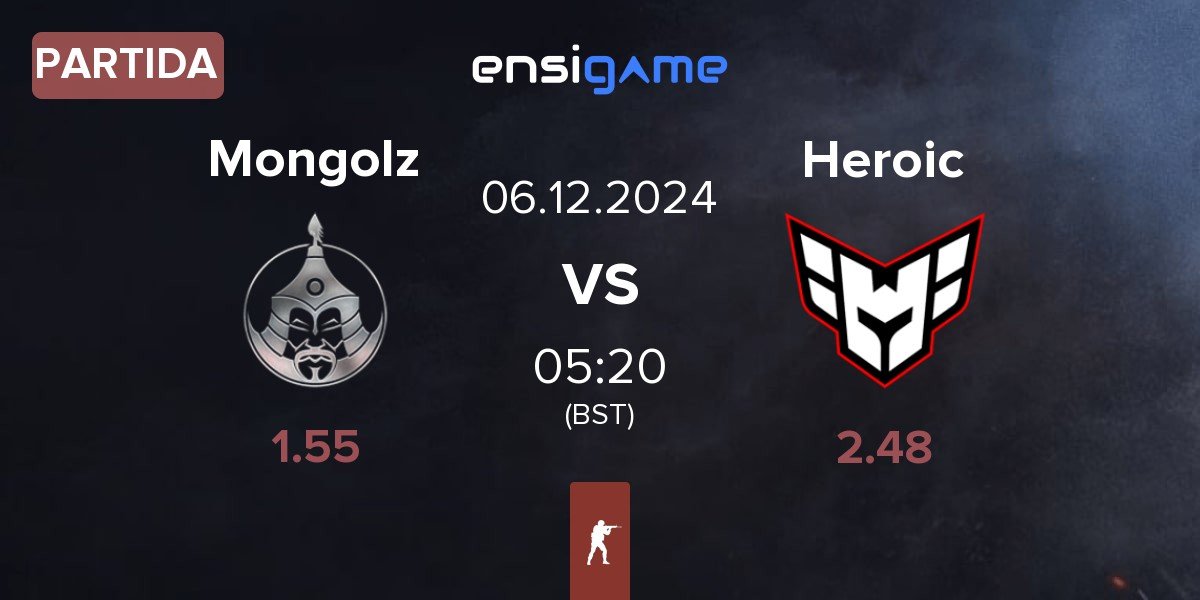 Partida The Mongolz Mongolz vs Heroic | 06.12