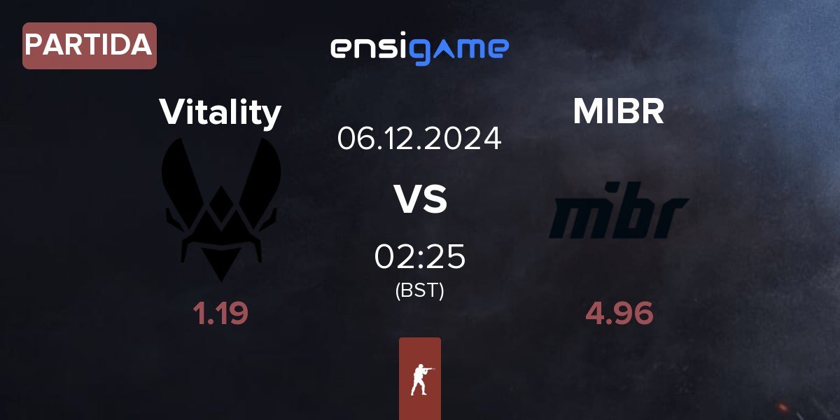 Partida Team Vitality Vitality vs Made in Brazil MIBR | 06.12